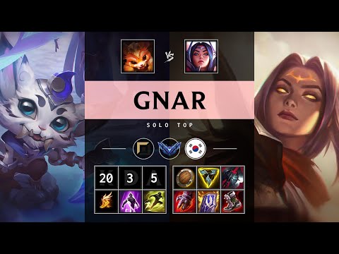 Gnar Top vs Irelia - KR Diamond Patch 25.07