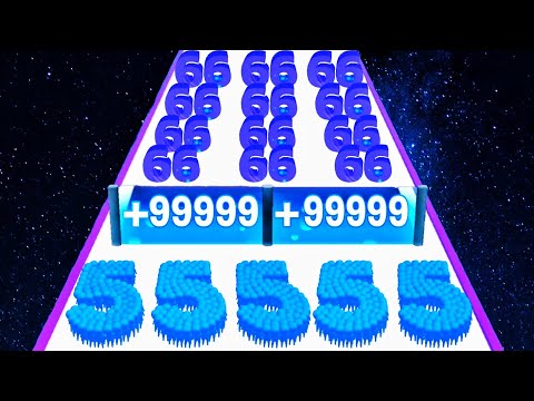 Number Master vs Crowd Number Run 3D - Level Up Numbers (Freeplay Original) Math Games