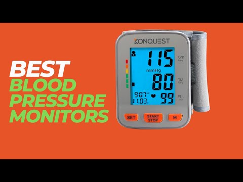 Konquest KBP-2910W Automatic Wrist Blood Pressure Monitor - Accurate - Adjustable Cuff, Large Screen Display - Portable Case - Irregular Heartbeat Detector - Tensiometro video review thumbnail