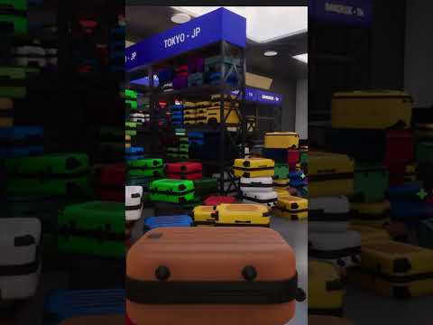 Cozy Sorting Game in Airport Hall #cozygames #cozygaming #gamedev #indiedev #indiegame #sortinggame