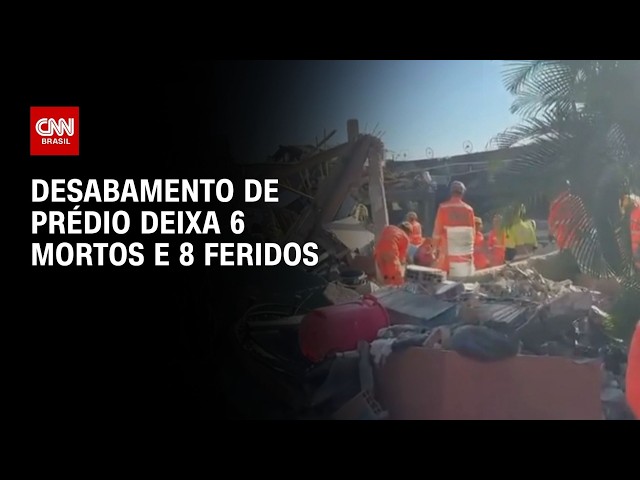 Minas Gerais: Sobe para 6 número de mortes em desabamento de prédio | CNN 360°