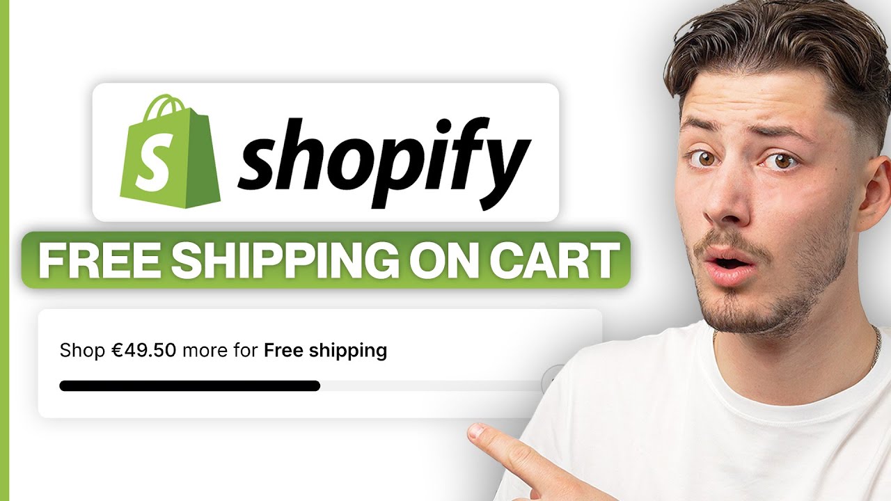How To Add Free Shipping Upsell on Shopify Cart Drawer (2026 Progress Bar)