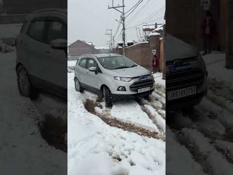 #Ford #Ecosport with #Yokohama geolander A/T tyre on snow ❄️