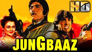 Jungbaaz (HD) - Bollywood Superhit Action Movie | Raaj Kumar, Govinda, Mandakini | जंगबाज