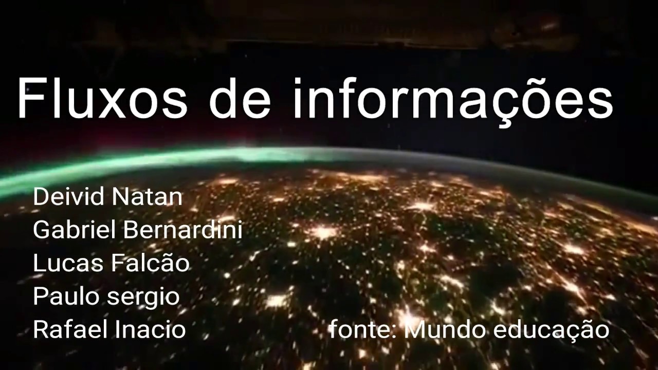 O Que São Fluxo De Informações Geografia O Que São Fluxo De Informações Geografia