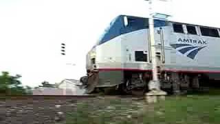 preview picture of video 'Amtrak Empire Builder #7 at Minnesota City, MN'