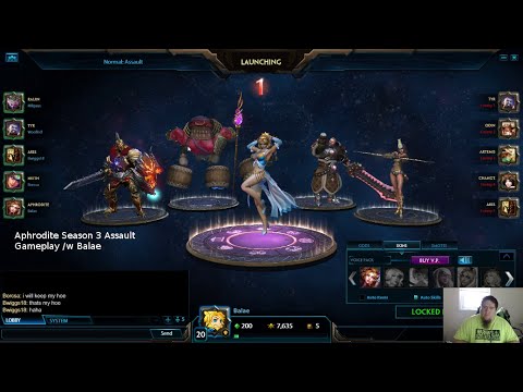 Smite Season 3 Aphrodite Normal Assault /w Balae