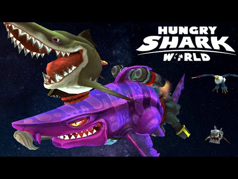 Dark magic shark in habor special map - hungry shark world
