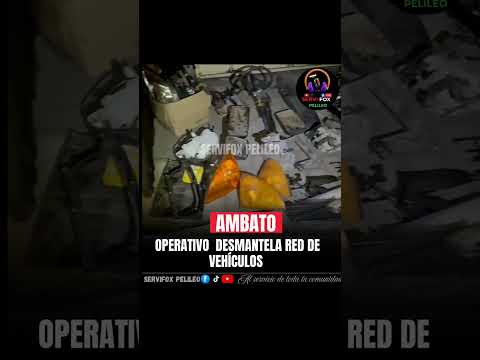 Oper@tivo realizado en la ciudad de Ambato desm@ntela red de vehículos. #noticias #tungurahua