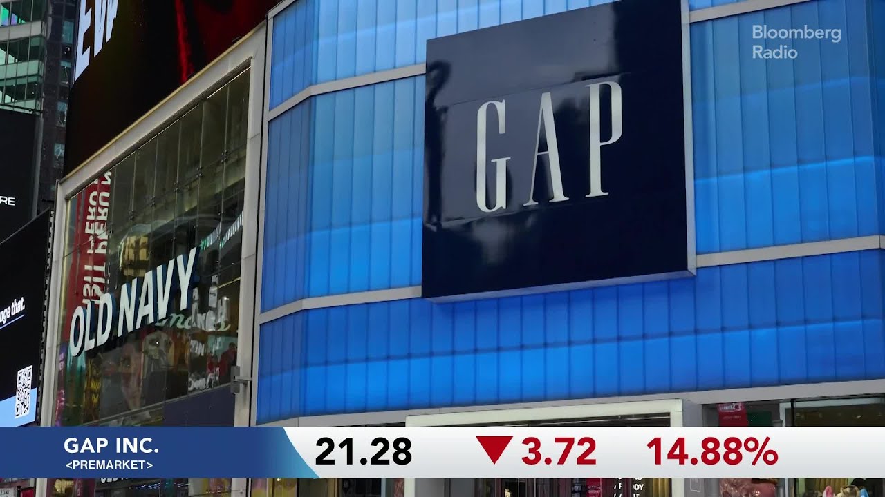 Gap Lowers Sales Outlook; Dell Soars on AI Demand | Stock Movers - Bloomberg Podcast