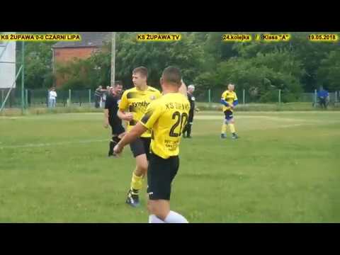 Skrót meczu: KS Żupawa - Czarni Lipa (19.05.2018) Klasa"A" / 24.kolejka