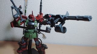 [ガンプラ改造]ガルマ様が「グフとかいらないんじゃないか？」とおっしゃるのでガルマ・ザビ専用G型ザク作ってみた！