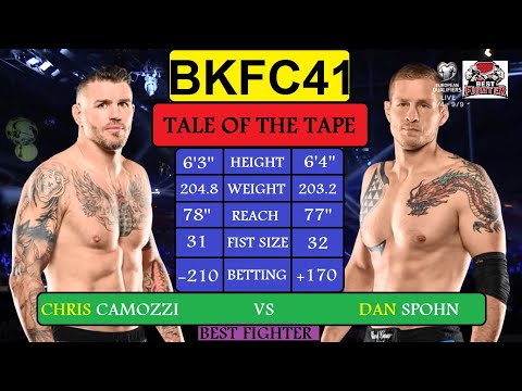 BKFC 41: Chris Camozzi vs Dan Spohn | Epic Bare Knuckle Showdown