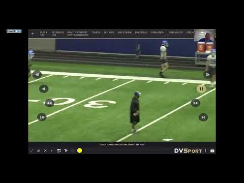 Kansas GM (Former Buffalo WRs coach) Rob Ianello - RPO Transition Drill