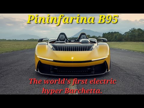 #Pininfarina B95!!! The world's first electric hyper Barchetta