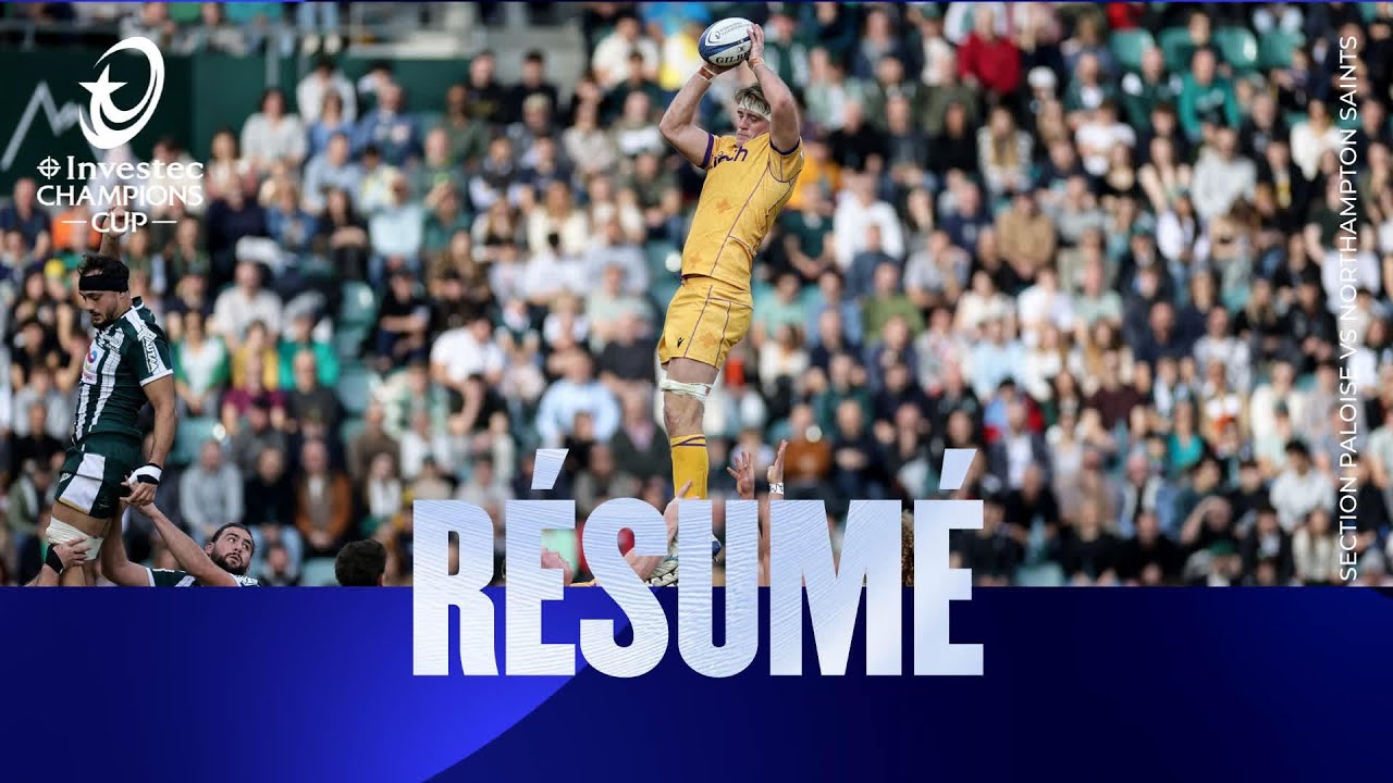 Résumés - Section Paloise v Northampton Saints | Investec Champions Cup 2025/26