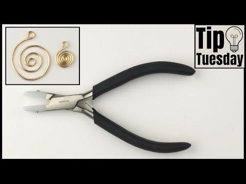 How to Use Beadalon Nylon Jaw Pliers to Make Wire Spirals