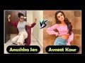 Anushka Sen Vs Avneet Kaur Naach Meri Rani Dancing Video