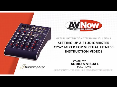 AV Now / Studiomaster C2S-2 Compact USB Mixer - Image 2