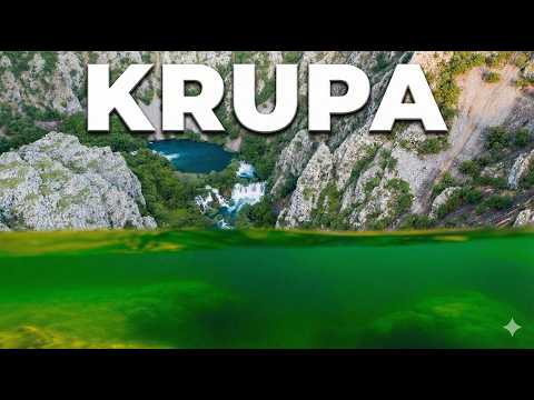 Krupa – rijeka slapova i sedre | 7 km čuda krša (Hrvatska)