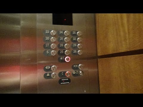 Modernized Otis Traction High-Rise Elevators @ Regions Tower, Indianapolis, Indiana