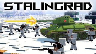 BATTLE OF STALINGRAD in Minecraft| WW2 in First-person