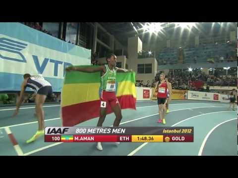 Istanbul 2012 Competition: 800m Men Final - Mohammed Aman ETH