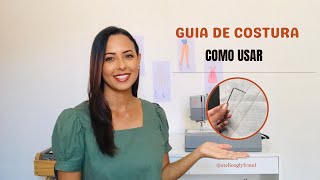 Como usar o GUIA DE COSTURA da sua Singer Facilita Pro - Costura reta 