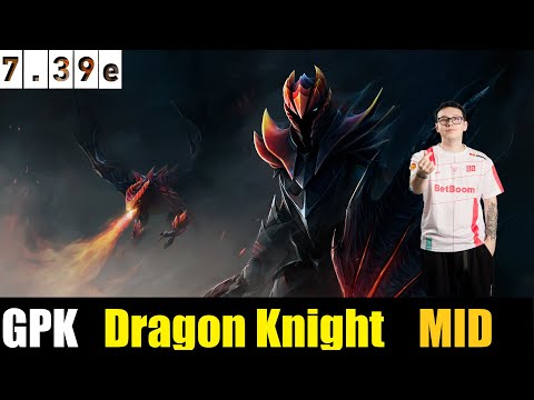 🤯 GPK [Dragon Knight] MID 7.39e - DOTA 2 HIGHEST MMR MATCH#dota2   #dota2gameplay