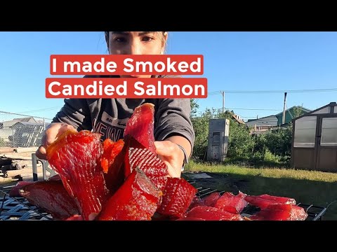 I made Smoked Candied Salmon
