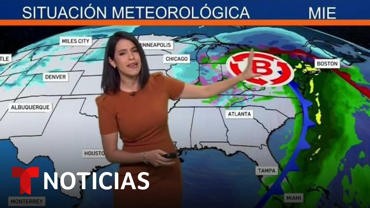 Una nueva tormenta llevará lluvias y nieve a buena parte de Estados Unidos | Noticias Telemundo