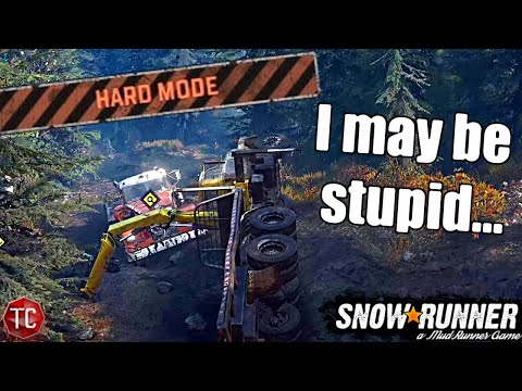 SnowRunner HARD MODE! When EVERYTHING GOES WRONG! Gameplay Part 8