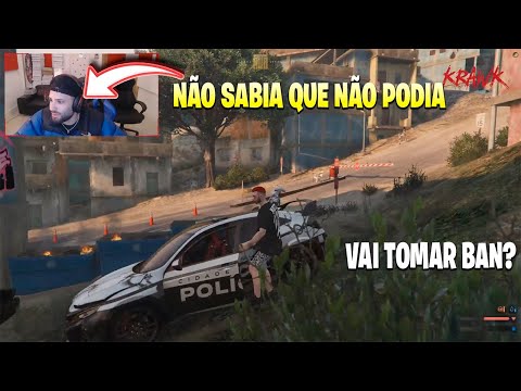 KRAWK ROUBA CARRO DA POLICIA E LEVA NO MORRO DOS VERDES GTA RP CIDADE ALTA