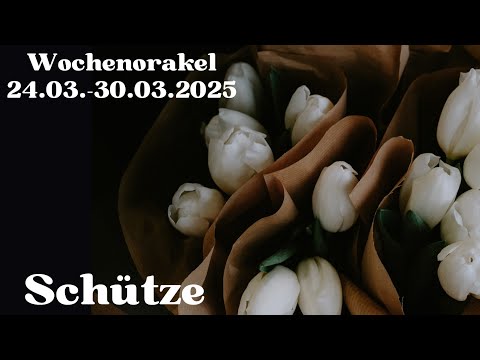 WOCHENORAKEL SCHÜTZE ♐️ 24.03.-30.03.2025• Rückzug für einen Neuanfang!