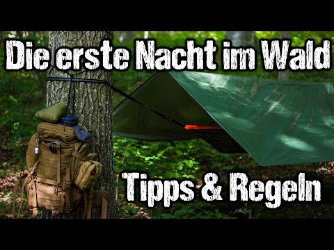 [WICHTIG] 3 Regeln & 5 Tipps für die erste Nacht im Wald!