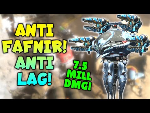 Crazy! CYCLONE NODENS With TITAN Accelerator & Anticontrol 7.5 MIL DMG Gameplay War Robots Max WR