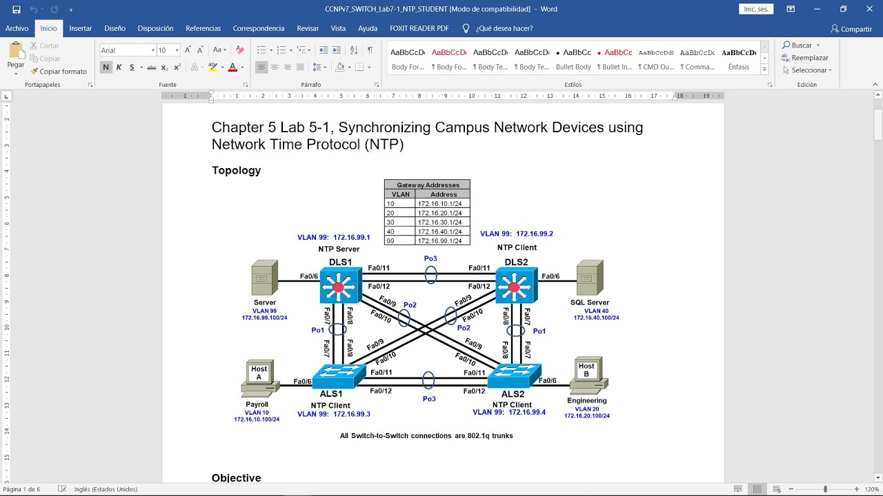 CCNPv7 SWITCH - Chapter 7 Lab 7-1 - Network Time Protocol (NTP)