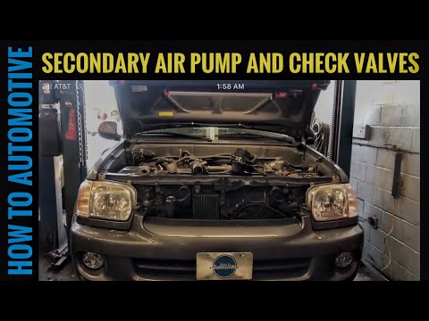 How To: Replace The Secondary Air Injection Pump And Check Valves On A 2000-2007 Toyota Sequoia
