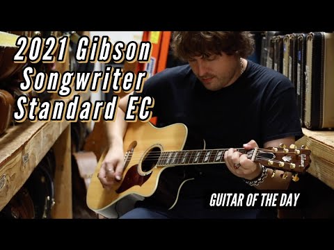 2017 Gibson Songwriter Deluxe Studio EC Rosewood - Antique Natural | USA All Solid Dreadnought Acoustic Guitar Pickup Cutaway | CoA OHSC image 26