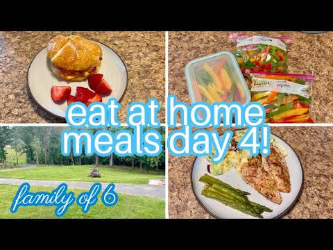 *NEW* SHOPPING THE PANTRY & FREEZER || EAT AT HOME DAY 4!