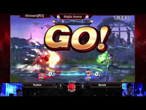 SSB4 @ Al Majlis 12/2: Kailex (Ganondorf, Luigi) vs Snick (Luigi, Ryu) - WR4