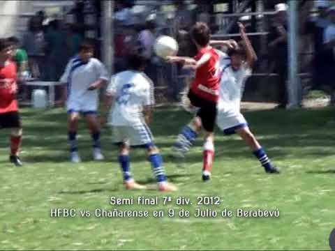 Semi final 2012 Huracán FBC vs  Chañarense 7ª división en Berabevú