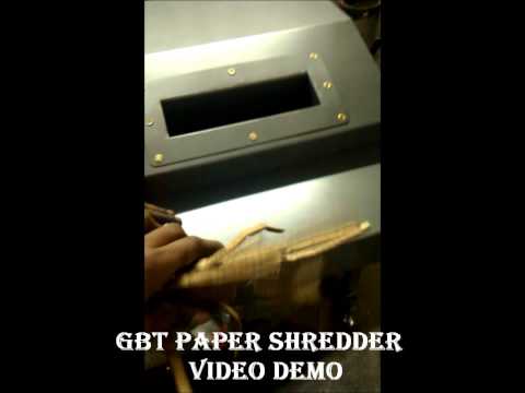 Paper Shredder (GBT 100)