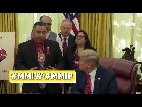 Roger Smith at White House #MMIW #MMIP