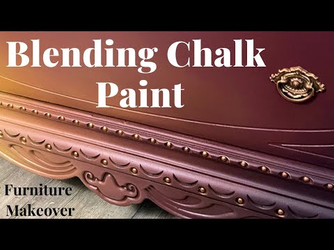 Blending Chalk Mineral Paint for a Fabulous Furniture Makeover