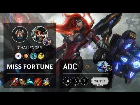 Miss Fortune Adc vs Ashe - KR Challenger