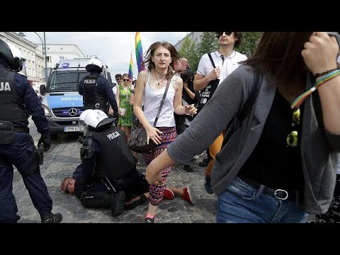 Angriffe auf LGBT-Demo in Polen