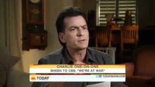 Charlie Sheen Interview on The Today Show! ((( Must See! ))) video