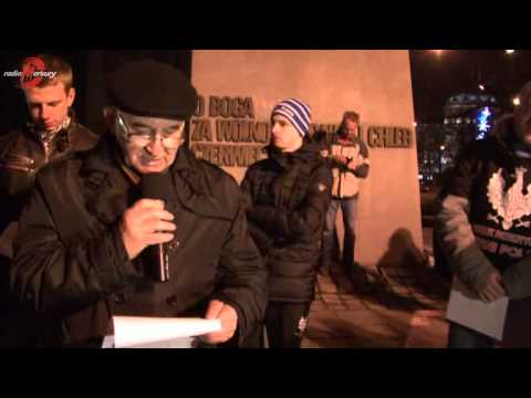 Wiec poparcia dla górników okiem Radia Merkury