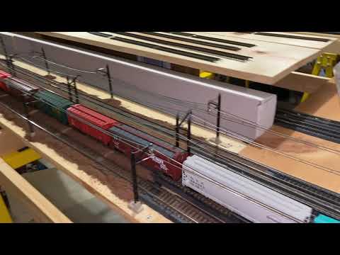 Penn Central and Amtrak layout action, mid 1970s